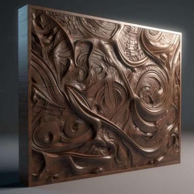 Patterns and decorations stl Steel 1 3d model